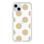 スリムプロテクションプレミアムケース［ シンプルドット - Beige ］