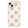 スリムプロテクションプレミアムケース［ シンプルドット - Beige ］