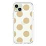 スリムプロテクションプレミアムケース［ シンプルドット - Beige ］