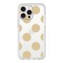 スリムプロテクションプレミアムケース［ シンプルドット - Beige ］