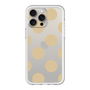 スリムプロテクションプレミアムケース［ シンプルドット - Beige ］