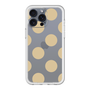 スリムプロテクションプレミアムケース［ シンプルドット - Beige ］