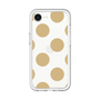 スリムプロテクションプレミアムケース［ シンプルドット - Beige ］