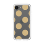 スリムプロテクションプレミアムケース［ シンプルドット - Beige ］