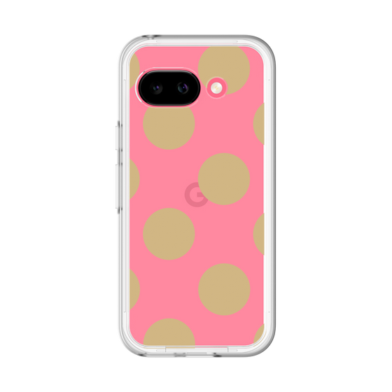 スリムプロテクションプレミアムケース［ シンプルドット - Beige ］