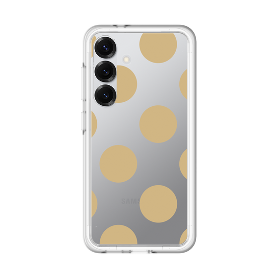 スリムプロテクションプレミアムケース［ シンプルドット - Beige ］