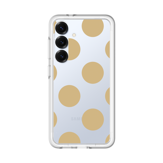 スリムプロテクションプレミアムケース［ シンプルドット - Beige ］