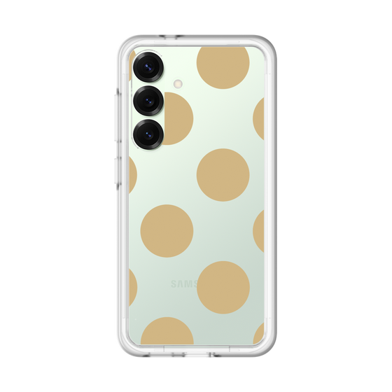 スリムプロテクションプレミアムケース［ シンプルドット - Beige ］