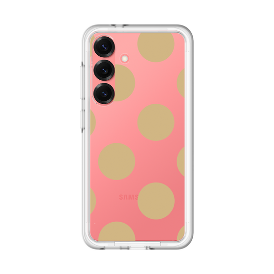 スリムプロテクションプレミアムケース［ シンプルドット - Beige ］