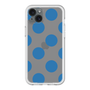 スリムプロテクションプレミアムケース［ シンプルドット - Blue ］