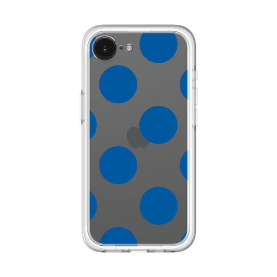 スリムプロテクションプレミアムケース［ シンプルドット - Blue ］