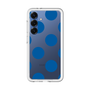 スリムプロテクションプレミアムケース［ シンプルドット - Blue ］