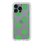 スリムプロテクションプレミアムケース［ シンプルドット - Green ］