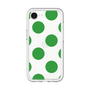スリムプロテクションプレミアムケース［ シンプルドット - Green ］