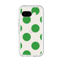 スリムプロテクションプレミアムケース［ シンプルドット - Green ］