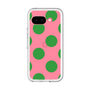 スリムプロテクションプレミアムケース［ シンプルドット - Green ］
