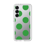 スリムプロテクションプレミアムケース［ シンプルドット - Green ］