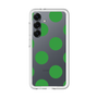 スリムプロテクションプレミアムケース［ シンプルドット - Green ］