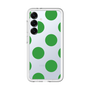 スリムプロテクションプレミアムケース［ シンプルドット - Green ］