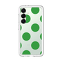 スリムプロテクションプレミアムケース［ シンプルドット - Green ］