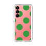 スリムプロテクションプレミアムケース［ シンプルドット - Green ］