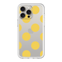 スリムプロテクションプレミアムケース［ シンプルドット - Yellow ］
