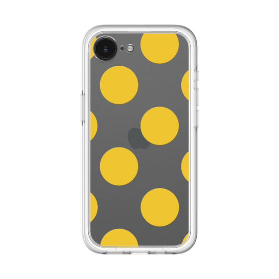 スリムプロテクションプレミアムケース［ シンプルドット - Yellow ］