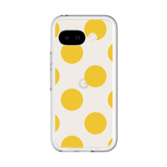 スリムプロテクションプレミアムケース［ シンプルドット - Yellow ］