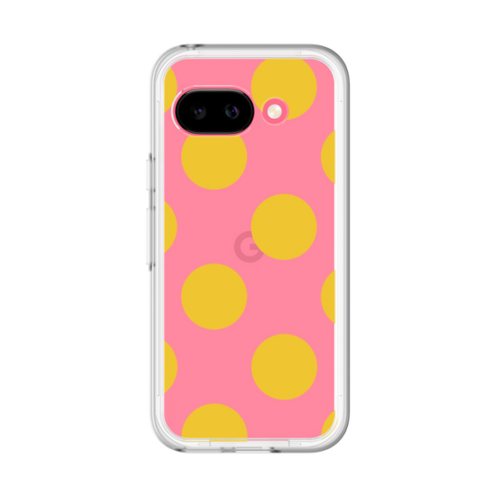 スリムプロテクションプレミアムケース［ シンプルドット - Yellow ］