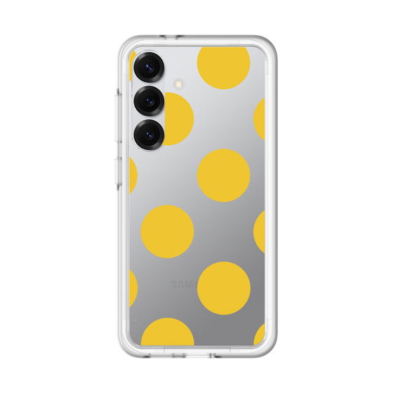 スリムプロテクションプレミアムケース［ シンプルドット - Yellow ］