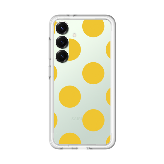 スリムプロテクションプレミアムケース［ シンプルドット - Yellow ］
