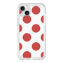 スリムプロテクションプレミアムケース［ シンプルドット - Red ］
