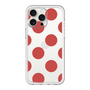 スリムプロテクションプレミアムケース［ シンプルドット - Red ］