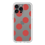 スリムプロテクションプレミアムケース［ シンプルドット - Red ］