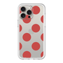 スリムプロテクションプレミアムケース［ シンプルドット - Red ］