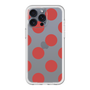 スリムプロテクションプレミアムケース［ シンプルドット - Red ］