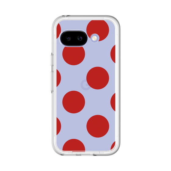 スリムプロテクションプレミアムケース［ シンプルドット - Red ］
