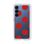 スリムプロテクションプレミアムケース［ シンプルドット - Red ］