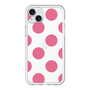 スリムプロテクションプレミアムケース［ シンプルドット - Pink ］