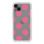スリムプロテクションプレミアムケース［ シンプルドット - Pink ］
