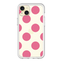 スリムプロテクションプレミアムケース［ シンプルドット - Pink ］