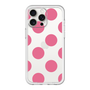 スリムプロテクションプレミアムケース［ シンプルドット - Pink ］