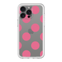 スリムプロテクションプレミアムケース［ シンプルドット - Pink ］