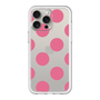 スリムプロテクションプレミアムケース［ シンプルドット - Pink ］
