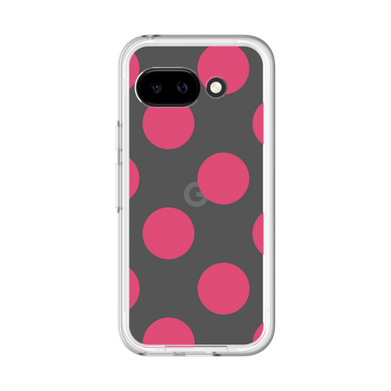 スリムプロテクションプレミアムケース［ シンプルドット - Pink ］