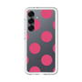 スリムプロテクションプレミアムケース［ シンプルドット - Pink ］