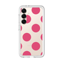 スリムプロテクションプレミアムケース［ シンプルドット - Pink ］
