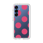 スリムプロテクションプレミアムケース［ シンプルドット - Pink ］