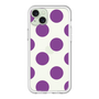 スリムプロテクションプレミアムケース［ シンプルドット - Purple ］