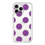 スリムプロテクションプレミアムケース［ シンプルドット - Purple ］